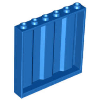 Paneel 1x6x5 Corrugated Blue